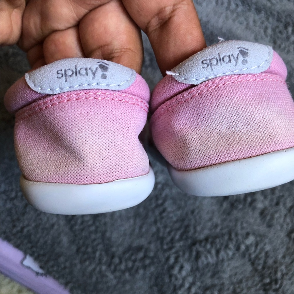 Pink Splay Slip-On Canvas Shoes - Picture 4 of 7